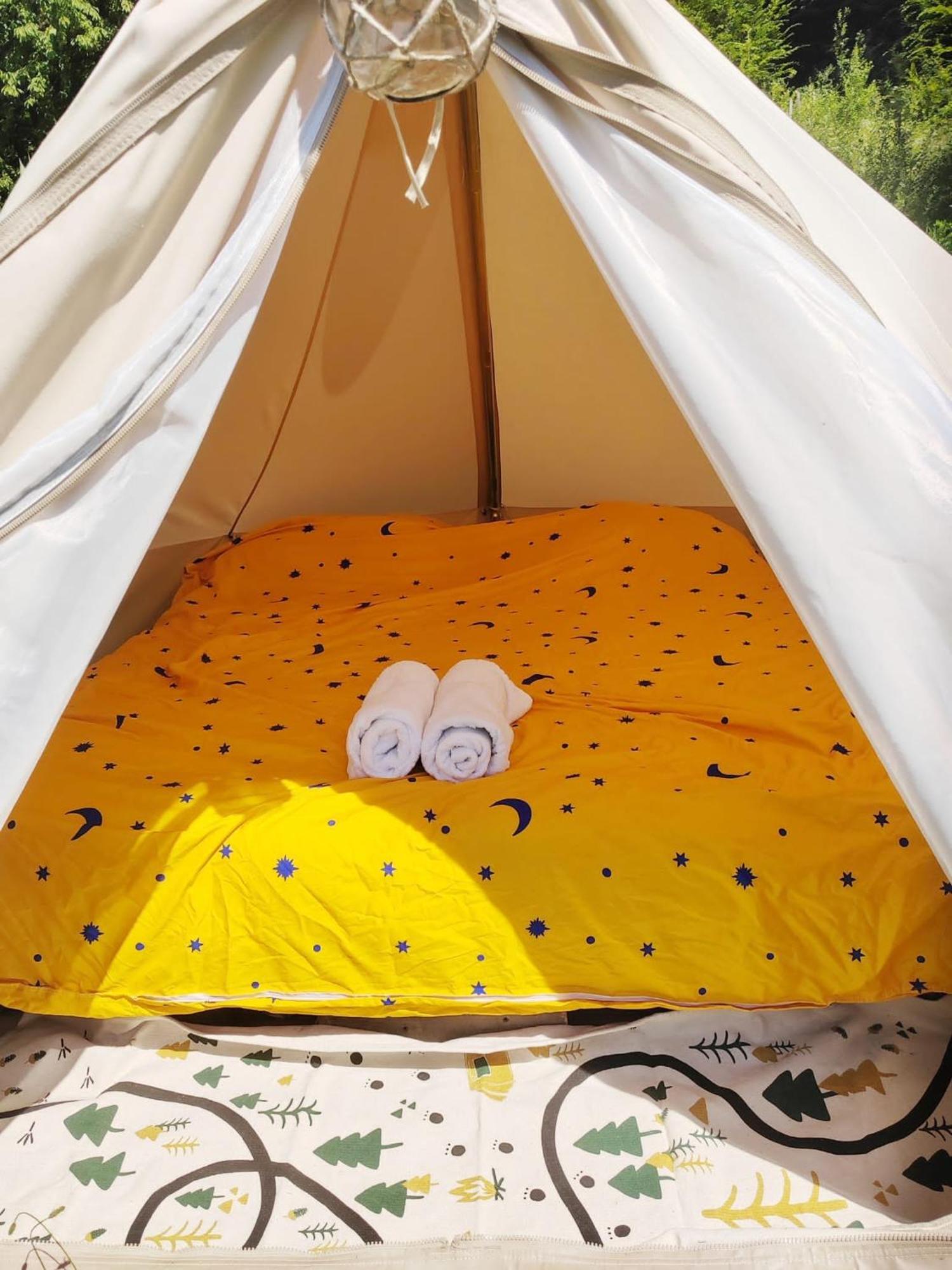 Luna Rock Glamping Brezoi - Blue Scai Eksteriør bilde